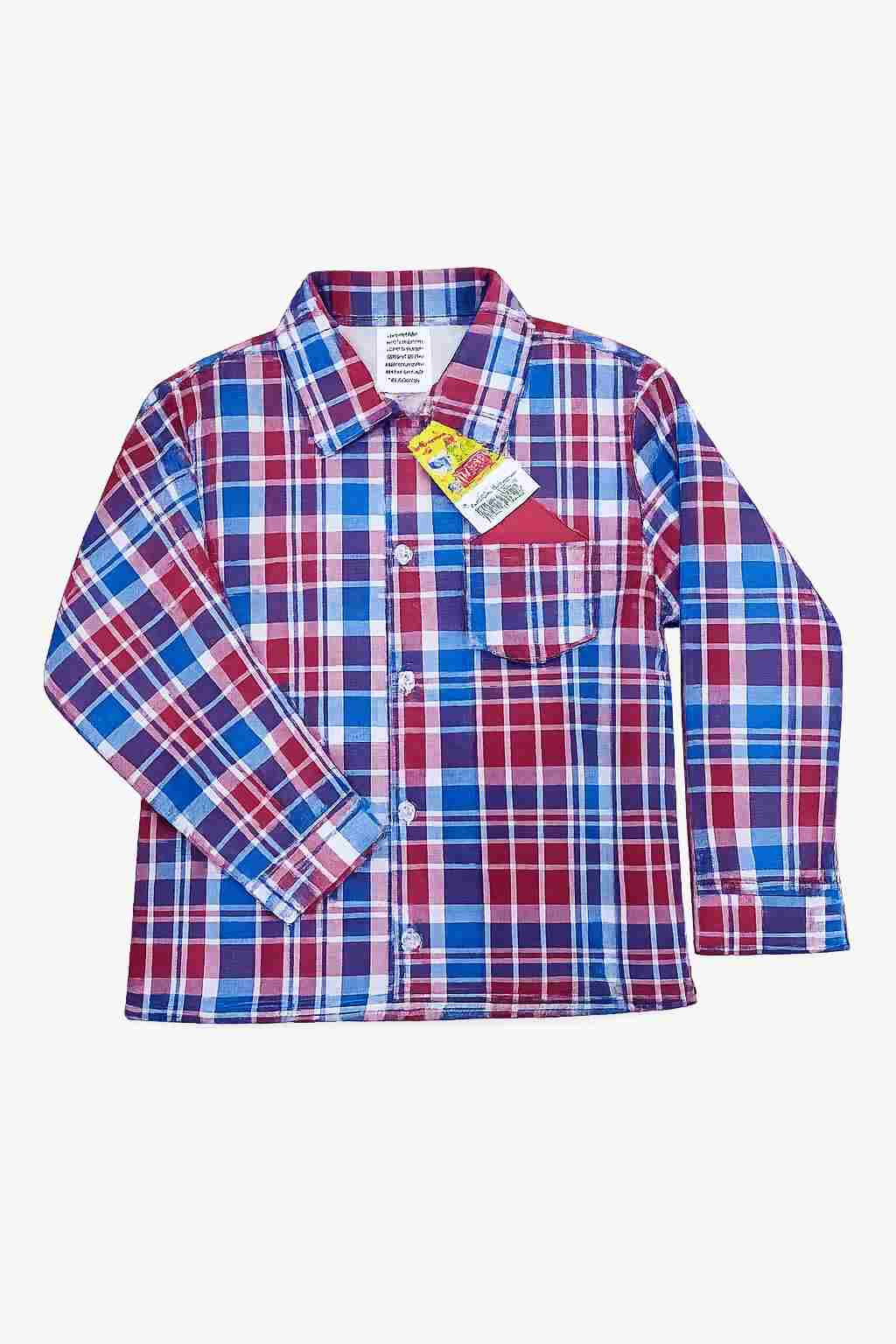 CAMISA JUNINA XADREZ BEBE REF 420